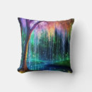 Recherche de forêt enchantée coussins Coloré