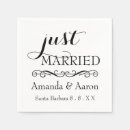 Search for just married napkins Classic