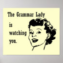 Search for grammar nerd posters School