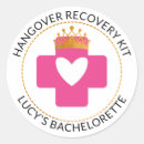 Search for hot pink bachelorette party stickers Girly
