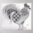 Recherche de poulet de coq posters Corbeau