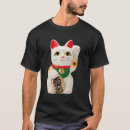 Search for cute japanese lucky cat tshirts Chinese