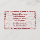 Search for bacon business cards Sausage