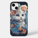 Search for floral cat iphone cases Kitten