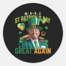 Search for lucky shamrock clover stickers St patricks