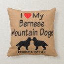 Search for bernese mountain dog pillows Silhouette