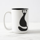 Search for black cat silhouette mugs Silhouettes