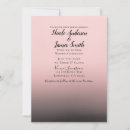 Search for pink ombre wedding invitations Elegant