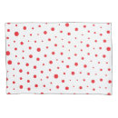 Search for red polka dot pillowcases White