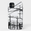 Search for power line electronics Silhouette