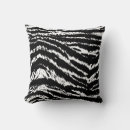 Search for animal skin pillows Black and white