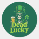 Search for irish skeleton stickers Leprechaun