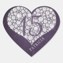 Search for purple sweet quinceanera stickers Modern