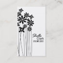 Recherche de fleur de pensée cartes visite Pensées