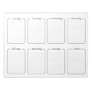 Search for weekly planner notepads Organization