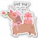 Search for dachshund lovers stickers Cute