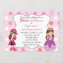 Search for princess and pirate invitations Girl