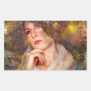 Recherche de portrait abstrait autocollants Vintage