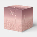 Search for rose gold favour boxes Blush