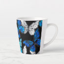 Recherche de motif papillon tasses Bleu