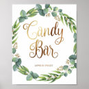 Search for candy bar wedding signs Gold