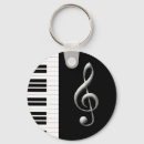 Search for musician round keychains Black and white