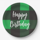 Search for green plaid pattern plates Classic