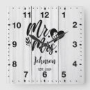 Search for wedding shower clocks Newlyweds
