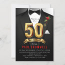 Search for mens tuxedo birthday invitations Elegant