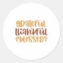Search for grateful stickers Thanksgiving