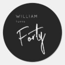 Search for mens black stickers Forty
