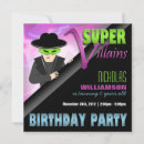 Search for villain invitations Party