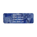 Search for abstract blue return address labels Background