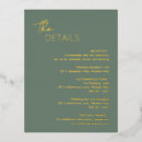 Search for olive green and gold invitations Minimal