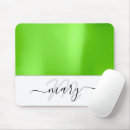 Recherche de vert et blanc électronique Nom monogramme