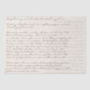 Search for vintage decoupage tissue paper Old letter
