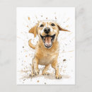 Recherche de labrador jaune cartes postales Dog