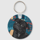 Search for black pug keychains Dogs