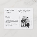 Recherche de loges cartes visite Loge bleue