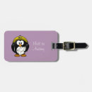Recherche de pingouins bagages étiquettes Pour enfants