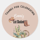 Search for pink cowgirl stickers 1st birthday