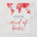 Search for heart note invitations Maid of honor