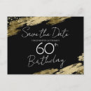 Search for sixtieth cards Black and gold