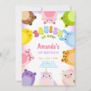 Search for over the rainbow birthday invitations Girl