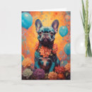 Search for french bulldog birthday cards Watercolor