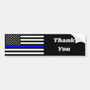 Search for lined bumper stickers Policeman