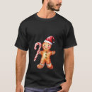 Search for cute christmas gingerbread man tshirts Santa