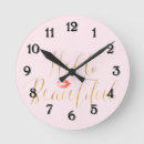 Search for blush pink clocks Glam