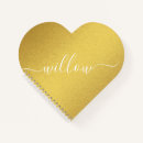 Search for heart shape notebooks For kids