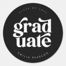 Search for black graduation stickers School colours